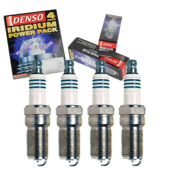 4 pc DENSO Iridium Power Spark Plugs compatible with Ford Fusion 2.0L 2.5L L4 2013-2016
