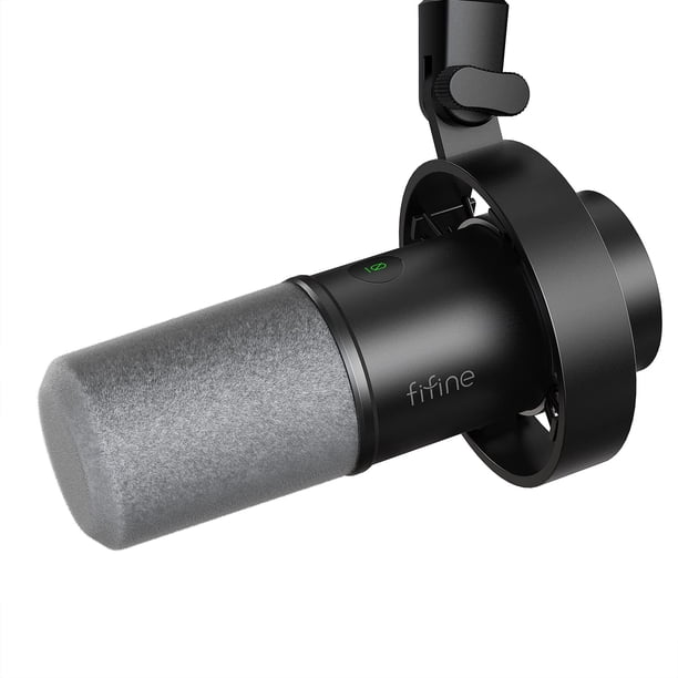 Micrófono dinámico FIFINE XLR/USB para grabación de podcasts