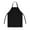 Black, variant on Toptie Waterproof Bib Apron for Kitchen Cooking BBQ Food Service with Adjustable Strap and 3 Pockets-Black
