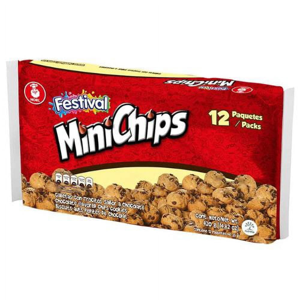 Minichips Colombia (24 pack) Mini Chocolate Chips by Festival Chocolate Cookies Colombian snacks dulces colombianos Colombian candy mecato colombiano Colombian food