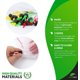 thumbnail image 4 of Bolsas de Productos de Bolsa Reutilizables S, M, L. Bolsa de 15 Bolsas Reutilizables Blancas con Cordones Coloridos para Verduras, Frutas, Juguetes. Bolsas de Productos Resistentes Reutilizables, 5 Pequeñas, 5 Medianas, 5 Bolsas Grandes, 4 of 5