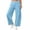 Sky Blue, variant on Oksale Barrel Sweatpants Women Petite Loose Wide Legged Sweatpants with Pockets Active Outdoor Elastic High Waisted Sweat Pants Fall Clothes Sky Blue M