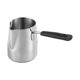 thumbnail image 3 of Cafetera turca de acero inoxidable, calentador de mantequilla y leche, cómoda de usar, 350ML, 3 of 9