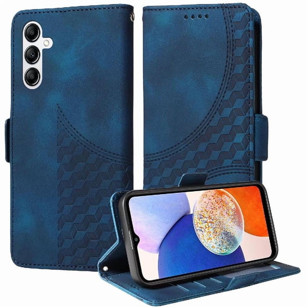 Funda GANGXUN para Samsung Galaxy A14 4G con diseño acolchado elegante, cuero PU, protección total y ajuste preciso