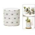 thumbnail image 4 of Ceramic 3 Inch Succulent Pots with Drainage Geometric Patterns Ceramic Planter, 4 of 8