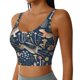 thumbnail image 2 of Balery Retro Forest Animals Sujetadores deportivos con espalda cruzada para mujer, acolchados, sin costuras, de alto impacto, ideales para yoga, gimnasio, entrenamiento y fitness.-XX-Large, 2 of 8