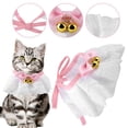 thumbnail image 1 of Corbata de encaje ajustable, collares de encaje para gatos y mascotas, accesorios para mascotas, corbata de encaje para mascotas, compacta y ligera, 1 of 8