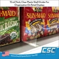 thumbnail image 3 of Clip Strip Shelf Dividers 50 Pack Clear PVC 1" x 11-9/16" Adhesive SD-1512-50, 3 of 4