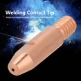 thumbnail image 3 of Contacto De Cobre De 20 Piezas, M6 Para Estación De Compactación Binzel 24KD MIG MAG, Accesorios Para Equipos De Soldadura Con Punta De Roble, Antorcha De 0,8mm, Color Café,, 3 of 8