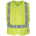 thumbnail image 1 of Bulwark FR Hi-Visibility Safety Vest, Yellow/Green, 5X-Large, 1 of 2