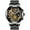 Black, variant on Watches for Men Multifunction Chronograph Quartz Analog with Luminous Calendar Waterproof, Men's Dress Business Sport Wristwatch Stainless Steel Strap Watch