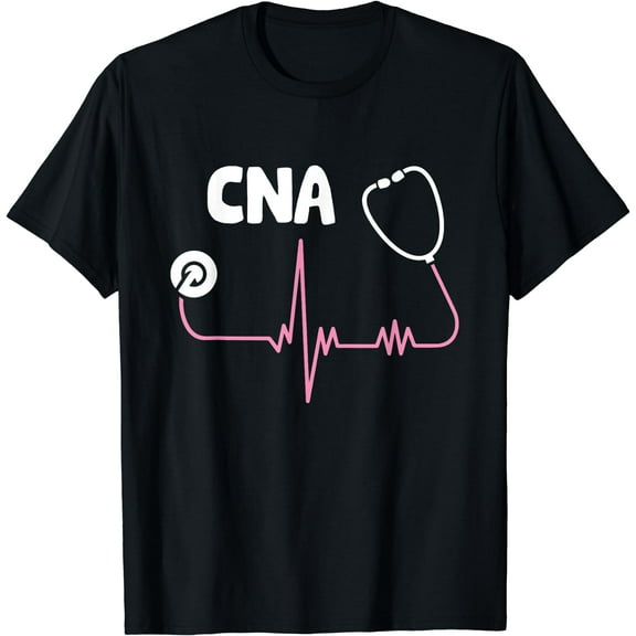 CNA Nurse T-Shirt Black X-Large