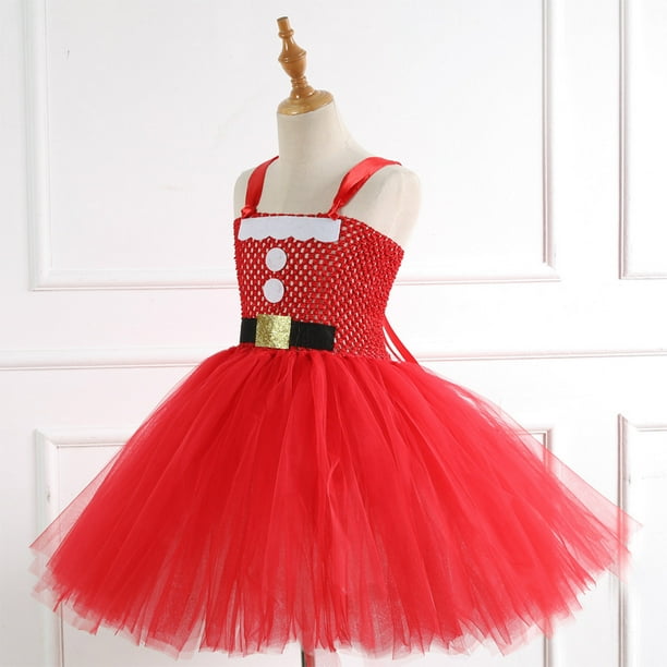 Tul Vestidos De Nena Para Navidad Tutu Vestido Para Navidad Nena Vestido De  Tutú Navideño Para Niña