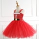 thumbnail image 4 of Vestido de tutú navideño para niña, vestido de desfile para niña, vestido de fiesta de Navidad, disfraz de cosplay, conjunto de diadema, 4 of 6