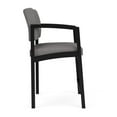 thumbnail image 4 of Lenox Steel Reception Waiting Room Hip Chair / Black Steel / Light Gray, 4 of 5