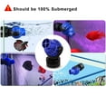 thumbnail image 3 of Aquarium Powerhead Wavemaker, Submersible Aquarium Circulation Pump, Rotatable Double-Head Wave Pump for Fish Tank 20-100 Gallon with Suction Cup, 3 of 7
