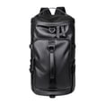 thumbnail image 1 of Mochila de viaje para hombre, bolsa informal para pasar la noche, para senderismo al aire libre, avión Negro, 1 of 10