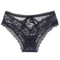 thumbnail image 1 of Puntoco Bragas para mujer de cintura alta para mujer, de color liso, con encaje, cintura media baja, alta elasticidad, realza los glúteos, se cultiva a sí misma, bragas en forma de T, 1 of 4