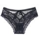 thumbnail image 1 of Puntoco Ropa interior para mujer, bragas con encaje de color liso, cintura media baja, alta elasticidad, realce de glúteos, culturismo, forma de T, 1 of 4