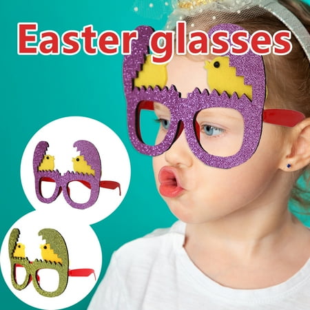 

Winter Savings Clearance! SuoKom Easter Animal Glasses Easter Party Decorative Funny Glasses