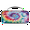 Multicolour 4, variant on Herdesigns Tie Dye Rainbow Boho Hippie Carrying Case for Nintendo Switch OLED Model 2021 & Switch 2017 with 20 Game Card Slots, Portable Travel Carry Case for Accessories and Console