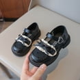 thumbnail image 2 of Viluyesy Girls Summer Princess Sandals - Lace Bow Flat Soft Sole Low Heel Dress Shoes For Big Kids School Party Wedding Black Size 1.5, 2 of 7