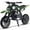 Basic Green, variant on SAY YEAH Dirt Bike,49cc Youth Dirt Bike with Front/Rear Disc Brakes & Shock Suspension,25MPH Off-Road Motor-cycle for Outdoors,180lbs load capacity