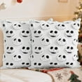 thumbnail image 3 of Christmas Pillow Covers, Spooky Holiday Throw Pillow Cases, Soft Plush Couch Cushion Covers for Sofa Chair, Living Room Bedroom Home Decor, 3 of 7