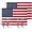 2 Pack Boat Flag 12x18, variant on American Flag Embroidered Stars 12x18 Inche - Heavy Duty 210d Nylon 2 Brass Grommets USA Boat Flag For Boat,Bike,Car Etc with 2 Boat Flag Pole Kit(Boat Flag 12x18)