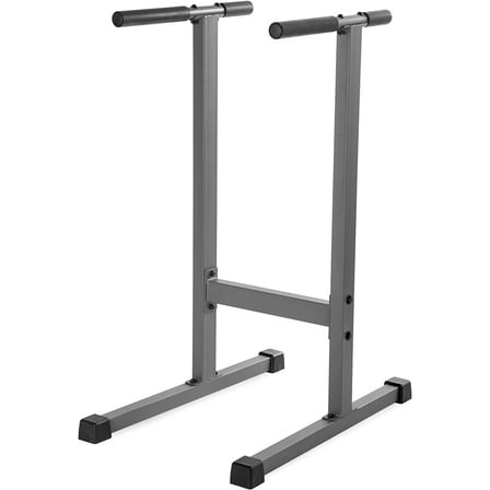 XMARK Dip Station, 500 lb. Weight Capacity Dip Stand, Gray or Black
