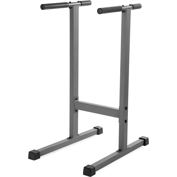 XMARK Dip Station, 500 lb. Weight Capacity Dip Stand, Gray or Black