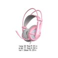 thumbnail image 2 of Methold Somic Auriculares con cable Cancelación de ruido portátil 8 modos Adorable Surround Stereo LED Video Girls Gaming Headset Juegos de teclado y mouse para computadora, 2 of 5