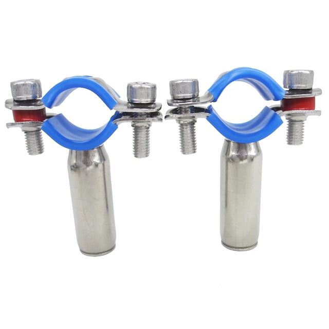 Soporte Abrazadera para Tubo NOVSINO de Acero Inoxidable de 25 mm, Set de 2