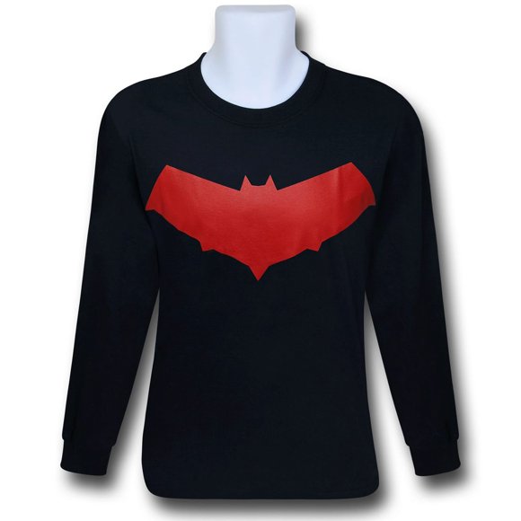 Red Hood Symbole Jason Todd T-Shirt à Manches Longues-2Xlarge