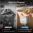 thumbnail image 3 of Foldable Hanging Trash Can, 6L/11L Hanging Bin for Kitchen Cabinet Doors, for Kitchens, Bathrooms, RVs, Cars & Camping, 3 of 7