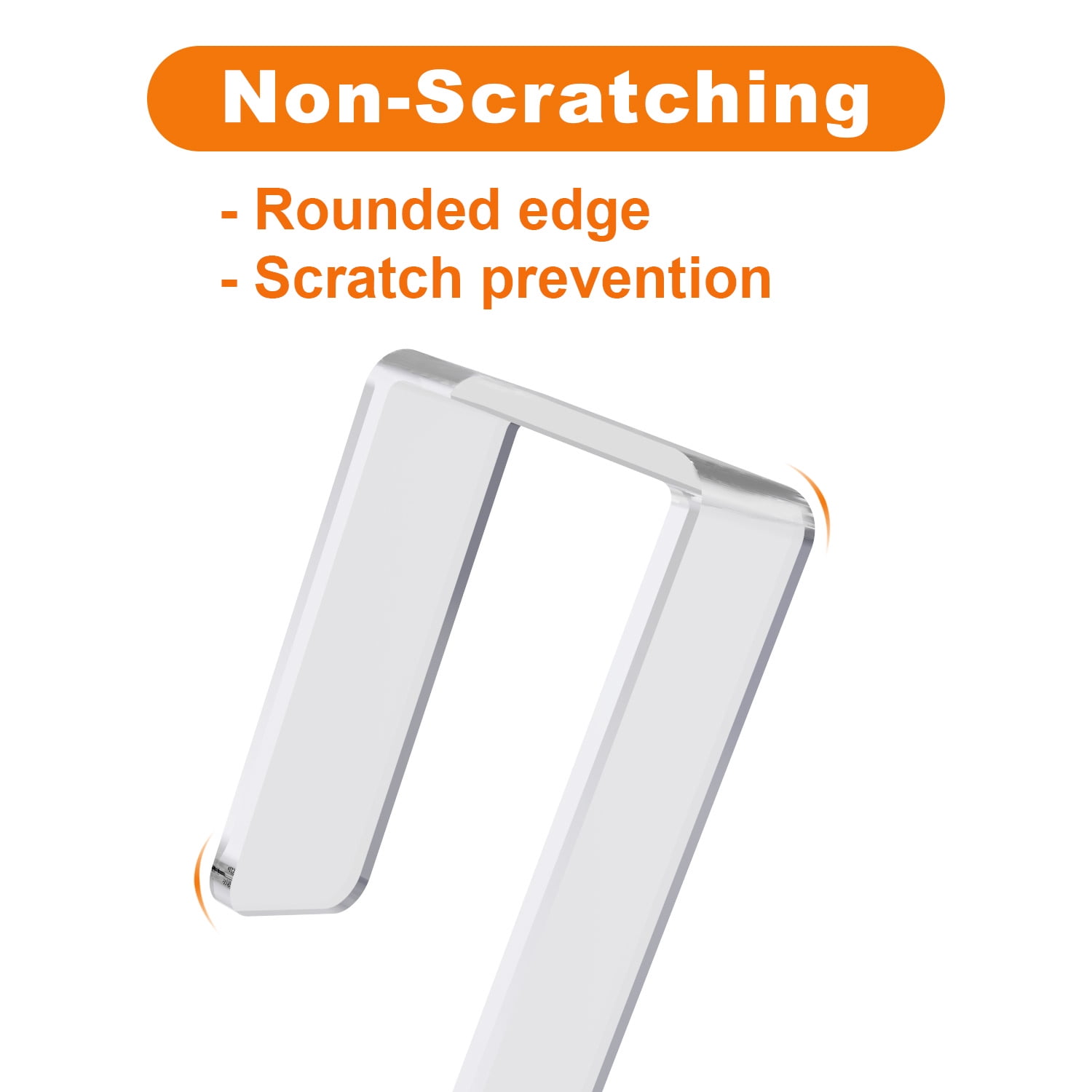 Gamexcel Ultra-thin Sturdy PVC Wreath Hanger 12in, Durable Over The Door Hook for Spring Decorations, 2 Pack