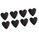 thumbnail image 3 of EeaseMX 12 pegatinas magnéticas de 30 x 2,2 mm con forma de corazón, para nevera, juguetes para niños (negro), 3 of 7