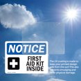 thumbnail image 6 of (2 Pack) First Aid Kit Inside Sign, 6 of 7