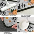 thumbnail image 5 of Welcome To Our Pumpkin Patch Gray Kitchen Rugs Set 2Pcs Non-Slip Kitchen Rug and Mat Waterproof Comfort Kitchen Standing Area Mat for Kitchen Floor Doormat Outdoor Harvest Decor 17"x48"+17"x24", 5 of 5