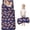 Football Icon Darkblue Pattern, variant on Football Flower Pink Pattern Toddler Nap Mat with Pillow & Blanket, Soft Sleeping Mat for Preschool Daycare Travel Sleepovers