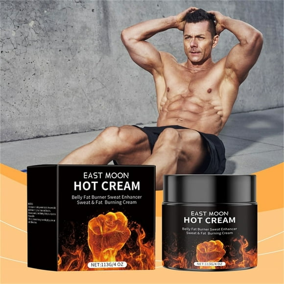 Fiudx Crema para El Sudor, Gel de Fitness para Reafirmar Los Músculos, Crema Adelgazante con Ingredientes Naturales, Potenciador de La Quema de Calorías, Ideal para Abdomen, Músculos y Brazos, para H