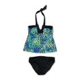 thumbnail image 1 of Tankini Island Escape It's A Wrap Shaper Pant 2 piezas para mujer negro 8, 1 of 2