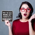 thumbnail image 5 of Only The Best Moms Get Promoted to Granny - Rustic Wooden Sign - Makes a Great Home Decor and Gift for Mothers Now Grandmothers Under $15!, 5 of 5