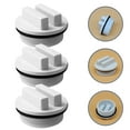 thumbnail image 3 of TABLZONE 3Pcs Outdoor Plastic Pool Plugs for Ground Pool Filter Pump Stoppers with Leak Resistant Seal, 3 of 5