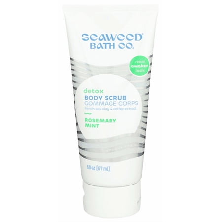 (Pack Of 6) Seaweed Bath Company Detox Body Scrub Rosemary Mint 6 Fl Oz