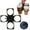 Black, variant on Collapsible Drink Carrier 4-Cup Holder with Handle – Foldable, Portable, Reusable Beverage Caddy – Travel-Friendly, Spill-Resistant, blue,collapsible drink carrier