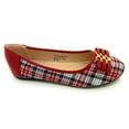 thumbnail image 3 of Victoria K Women's Ruffle With Gold Studs Ballerina Flats, 3 of 4