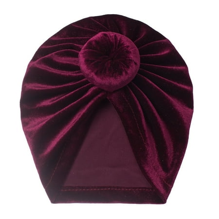 

Baby Hat Toddler Baby Boys Girls Cap Beaniess Knotted Elastics Turban Hat