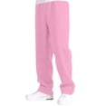 thumbnail image 5 of Dwelliawo Boys Baggy Sweatpants Fleece Open Bottom Sweat Pants Elastic Waist Joggers Drawstring Athletic Pants with Pockets Pink 4xL, 5 of 5