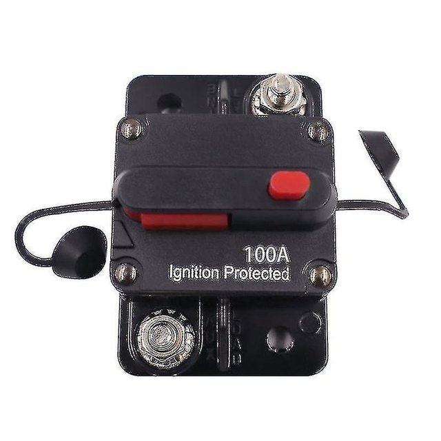 Disyuntor impermeable 30/50/80/100/200/300a 12-48v reinicio de fusible para coche barco